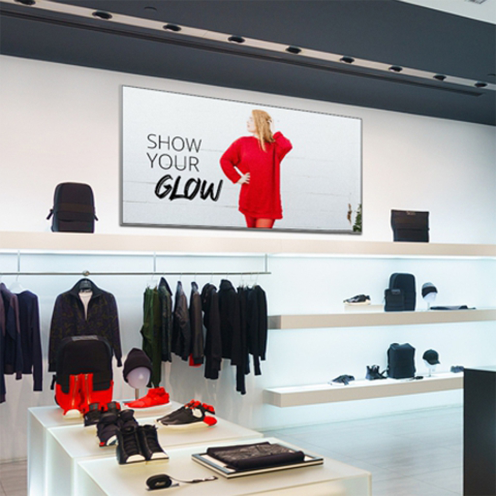 LED Messewand zur Wandmontage 2000x1000 1